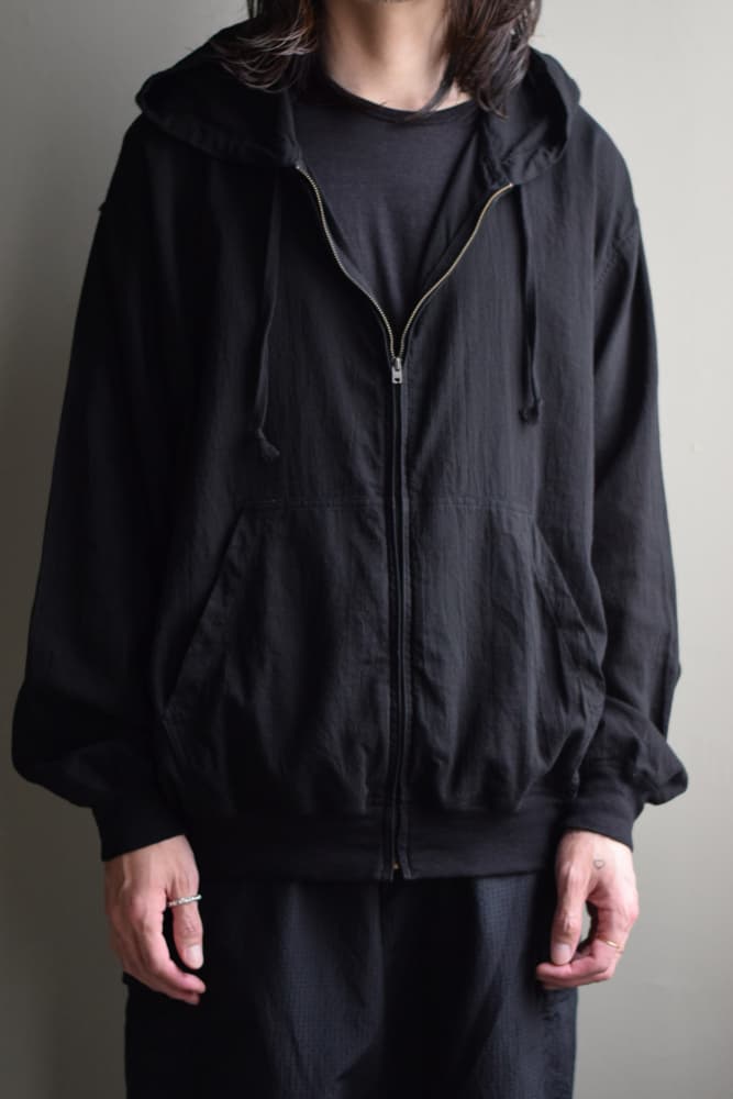 COMOLI オックス  ジップ パーカ