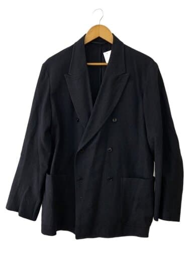 22AW/リファインウールダブルブレストジャケット/3/ウール/GRY/W03-01006