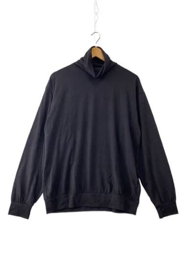 ウール天竺 タートルネック/2/ウール/24AW/BLK/A03-05010
