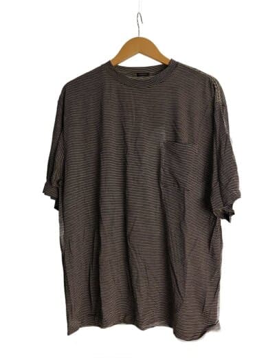 24ss/サマーウールTシャツ/-/ウール/IVO/ボーダー//