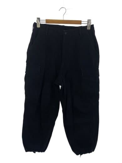 23SS/BLACK DENIM B.D.U PANTS/カーゴパンツ/2/コットン/ブラック/X01-03012