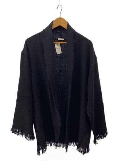 18AW/ストールジャケット/FREE/ウール/ネイビー/紺/全体毛玉有/N03-01006