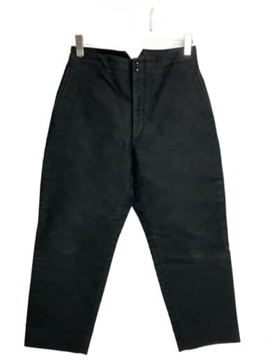 モールスキンバックストラップパンツ/1/コットン/BLK/無地/L03-03011