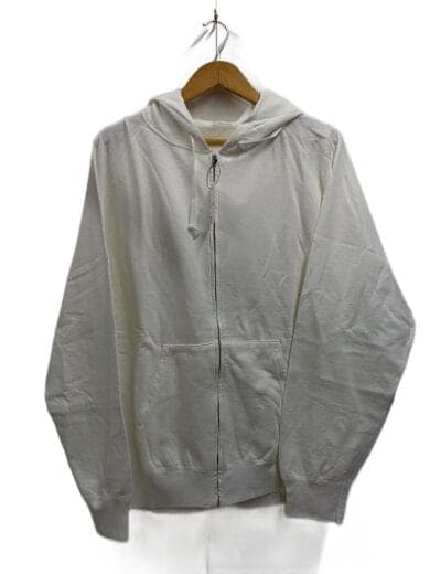 24AW/製品染裏毛ジップパーカー/3/コットン/WHT/z01-05027//