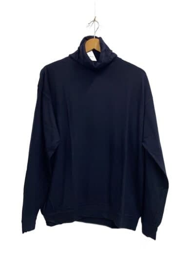 24SS/ウール天竺タートルネック/長袖Tシャツ/3/ウール/NVY/y03-05006