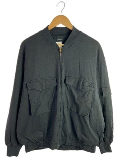 コットンジャージ/24SS/ジャケット/2/コットン/BLK/Z01-05007