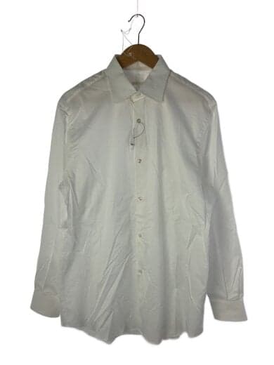 サイズ41/シャツ/-/コットン/WHT/無地/A03-02009