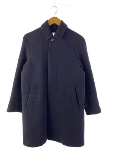 15AW/キャバリーメルトンバルカラーコート/ステンカラーコート/1/ウール/NVY/無地/15F-04004