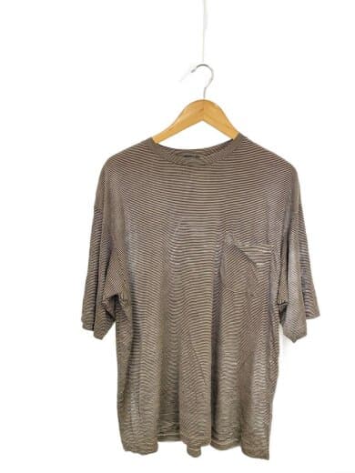 23SS/Tシャツ/4/ウール/ボーダー/X01-05013//