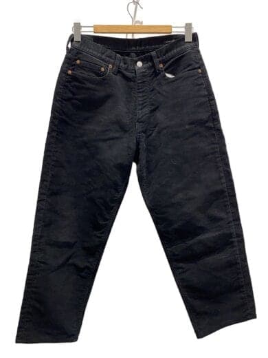 19AW/モールスキン5ポケットパンツ/ボトム/1/コットン/BLK/Q03-03012