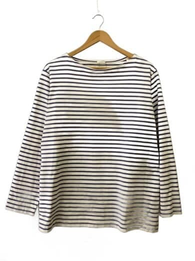 長袖Tシャツ/2/コットン/BLU/ボーダー/T01-05017