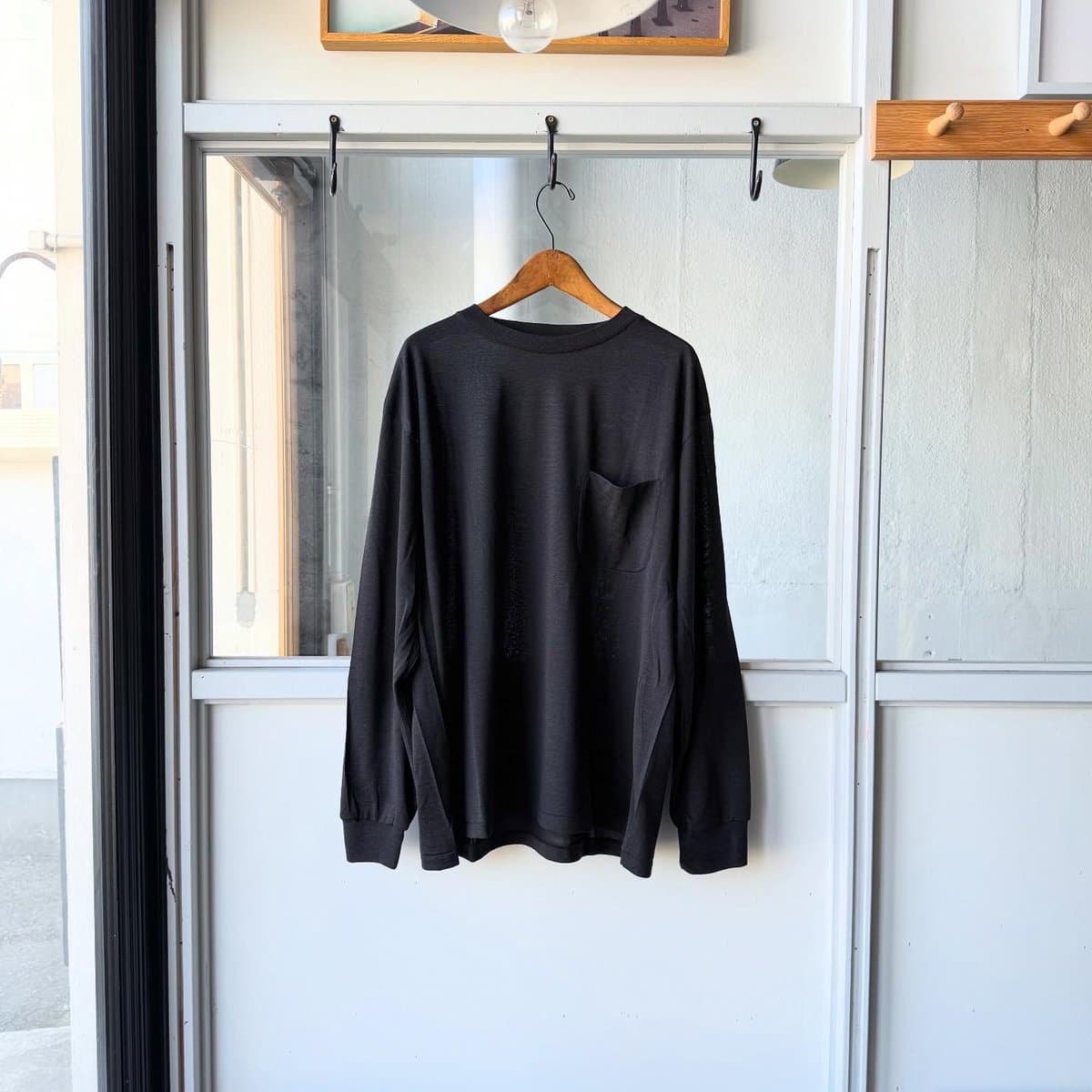 サマーウール 長袖Tシャツ