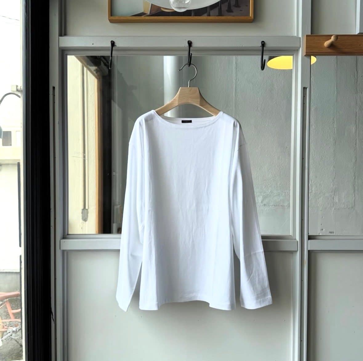 (コモリ) / コットンジャージ ボートネック