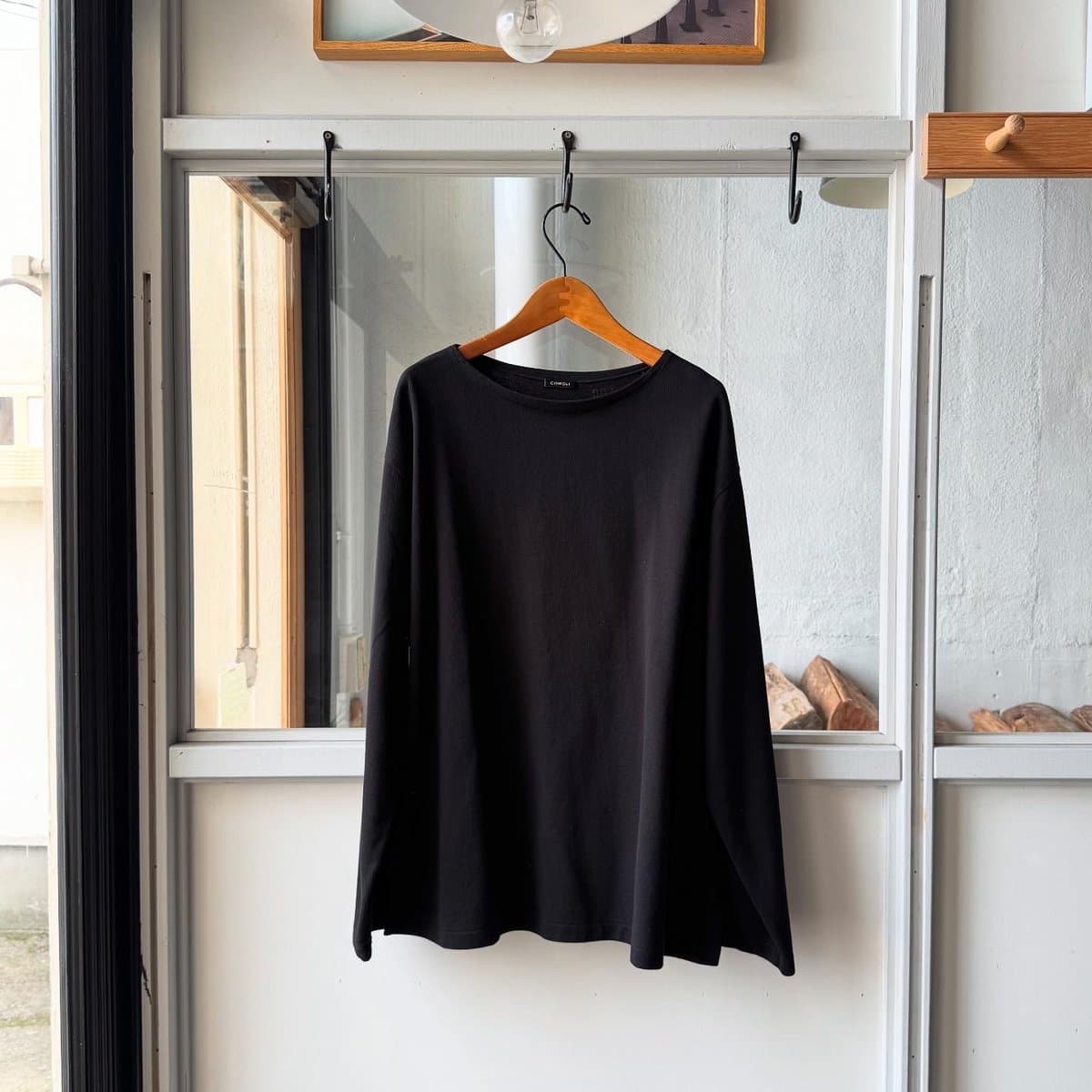 コットン ボートネック