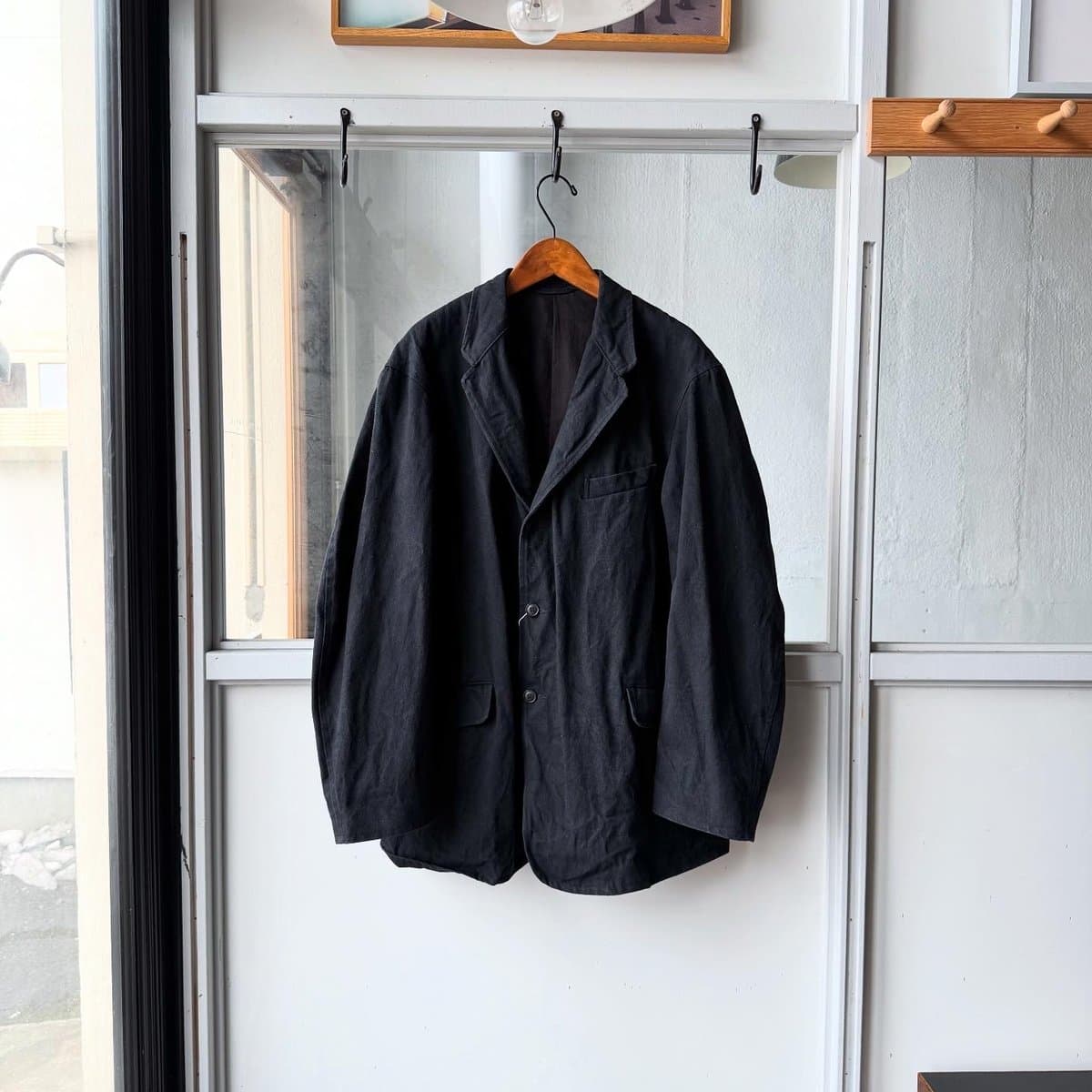 ブラックドリル ジャケット