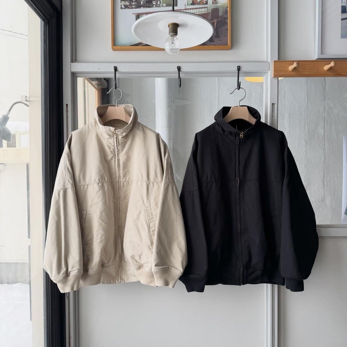 ポストワークツイル キャップショルダーブルゾン