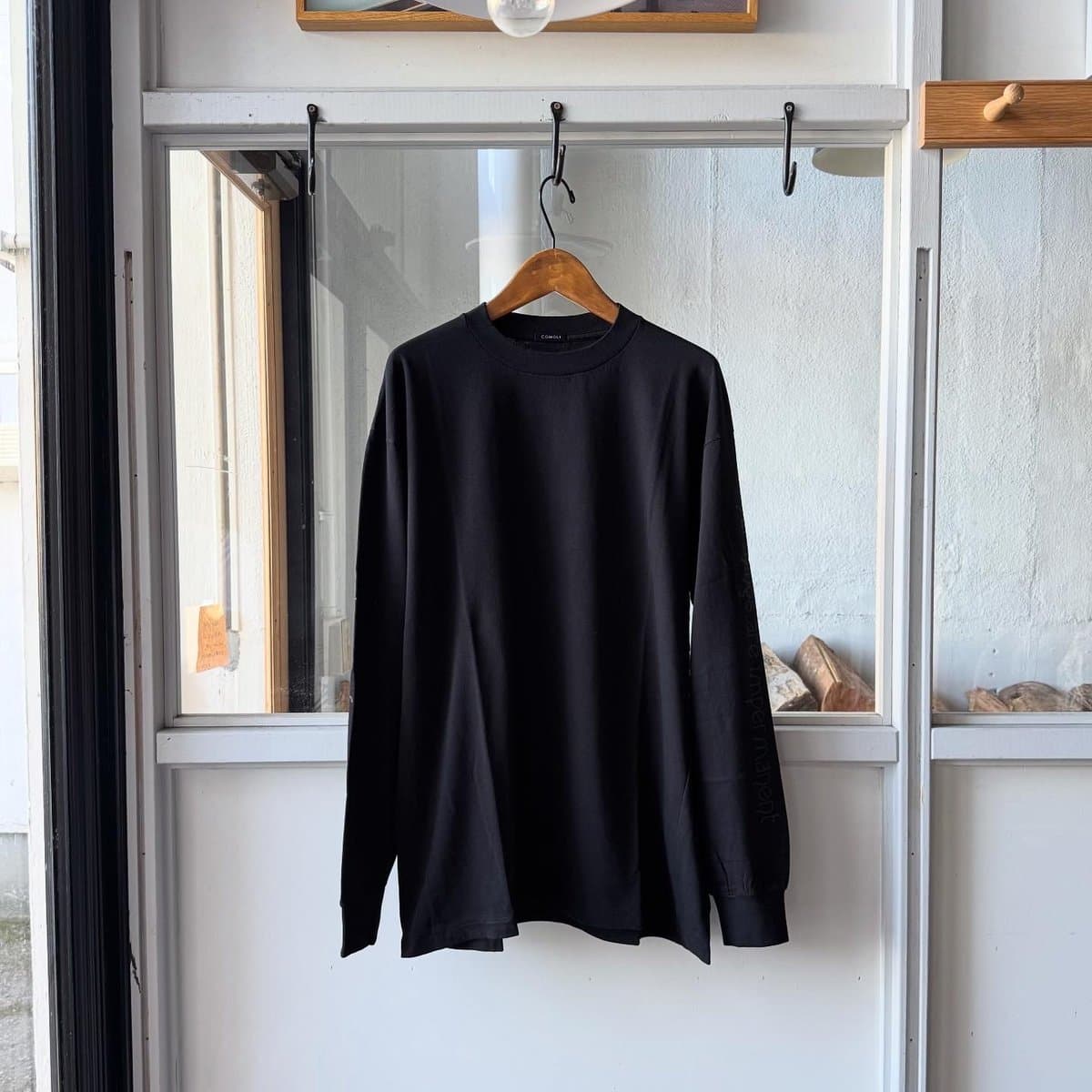 コットンカシミヤ 長袖Tシャツ