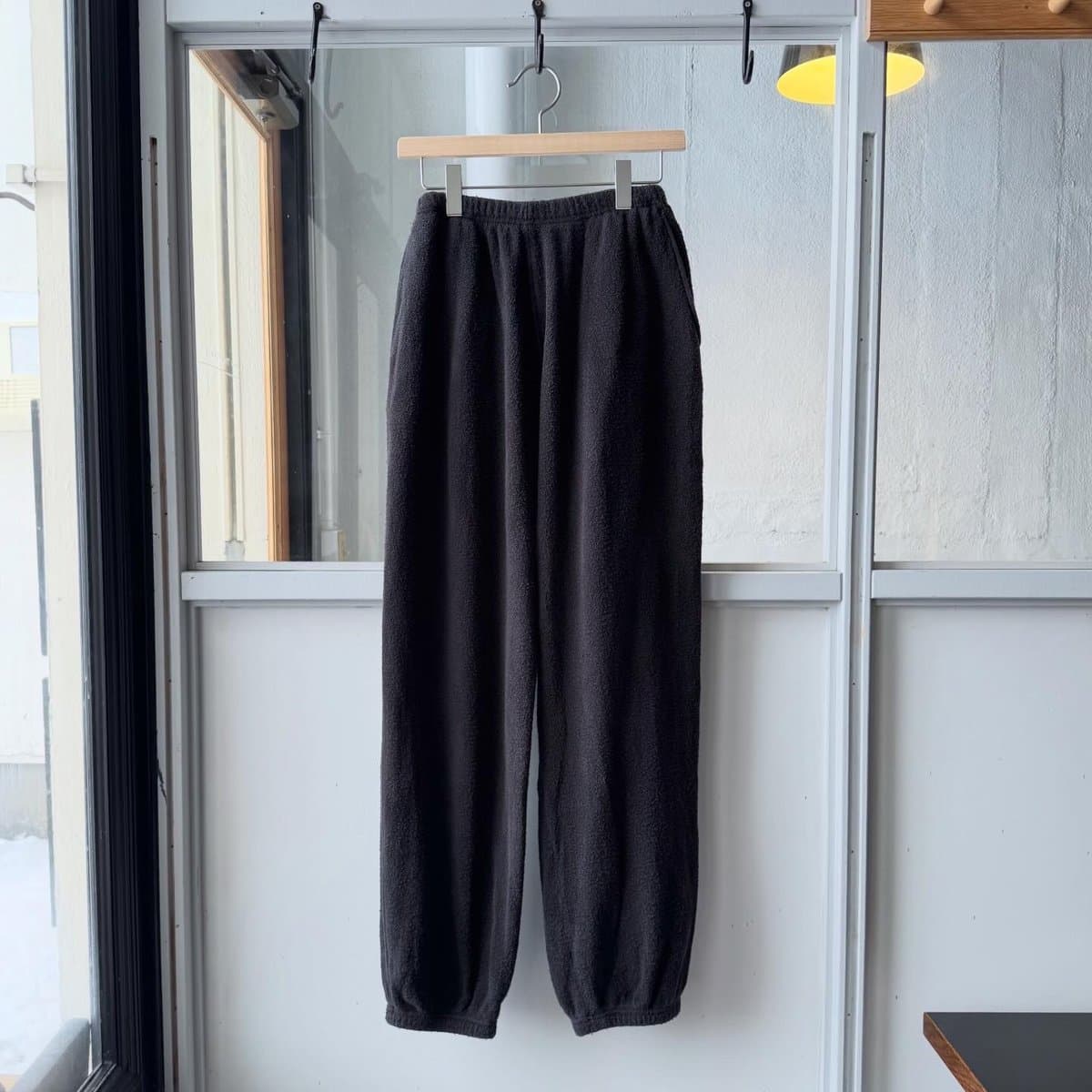 フリース ドローストリングパンツ