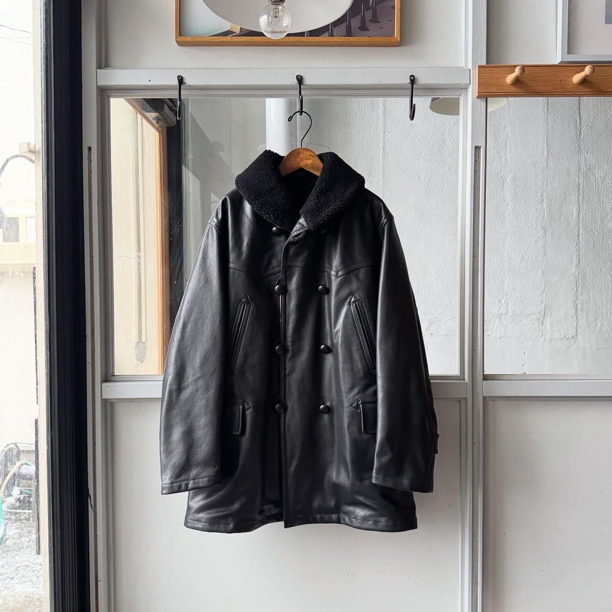 ラムレザー カナディアンコート