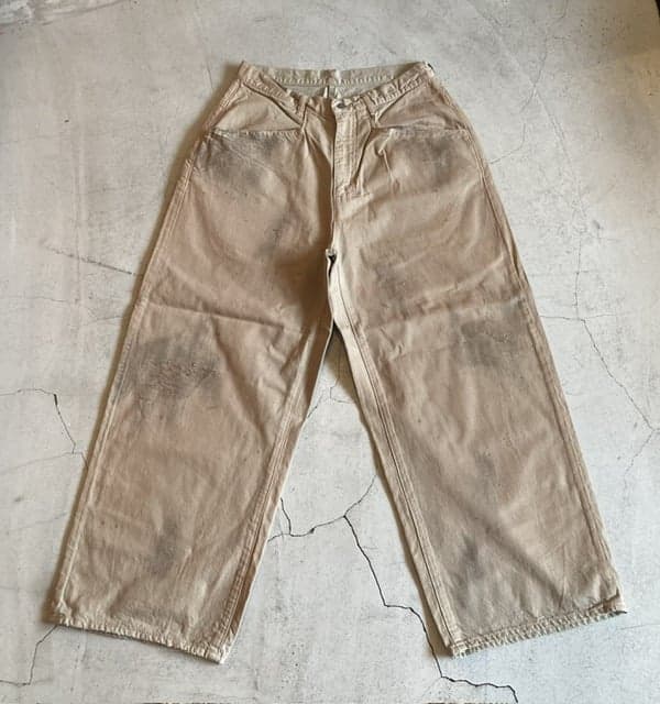 ANCELLM DENIM WIDE SLACKS