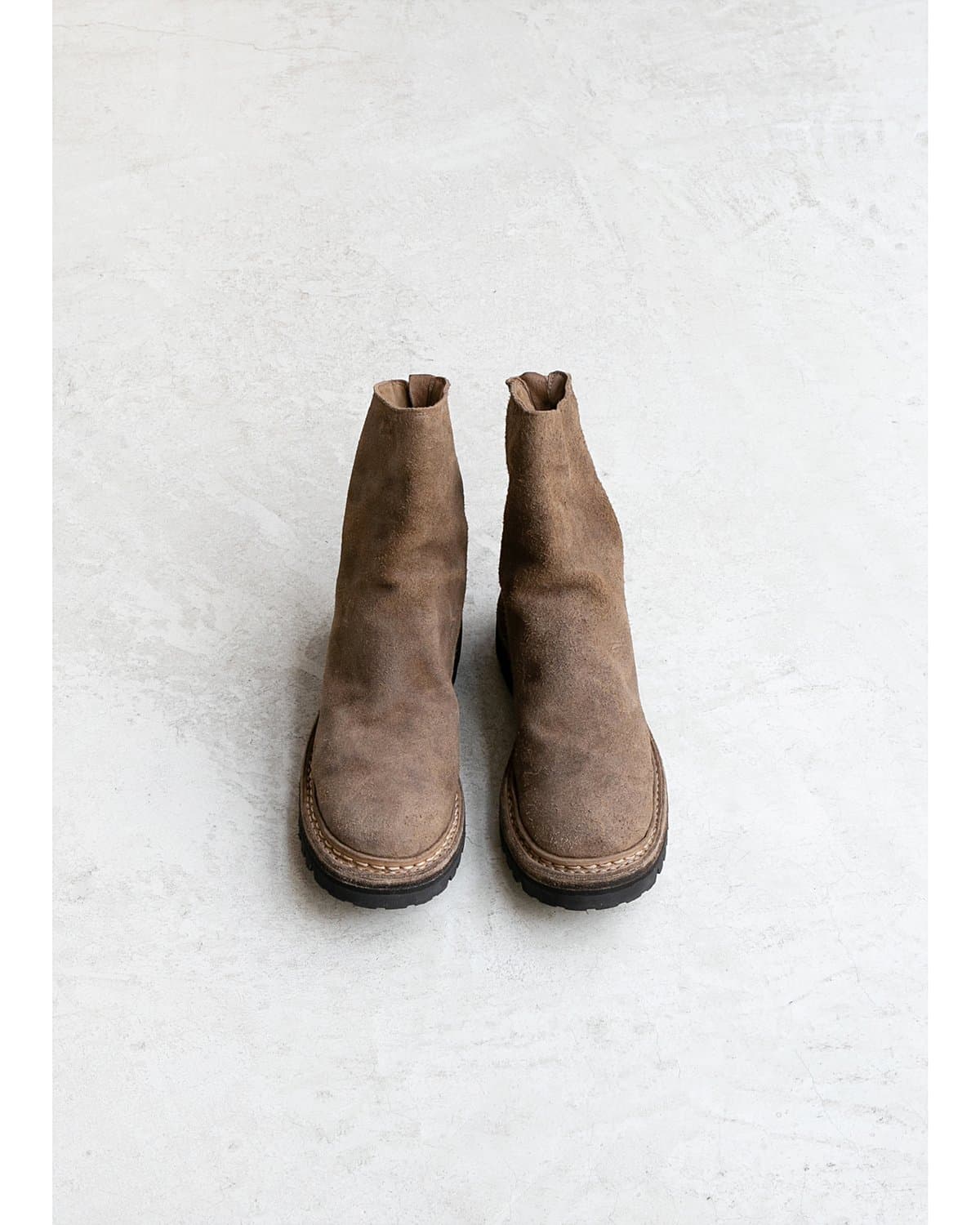 GUIDIバックジップブーツ COMOLI 別注カラー