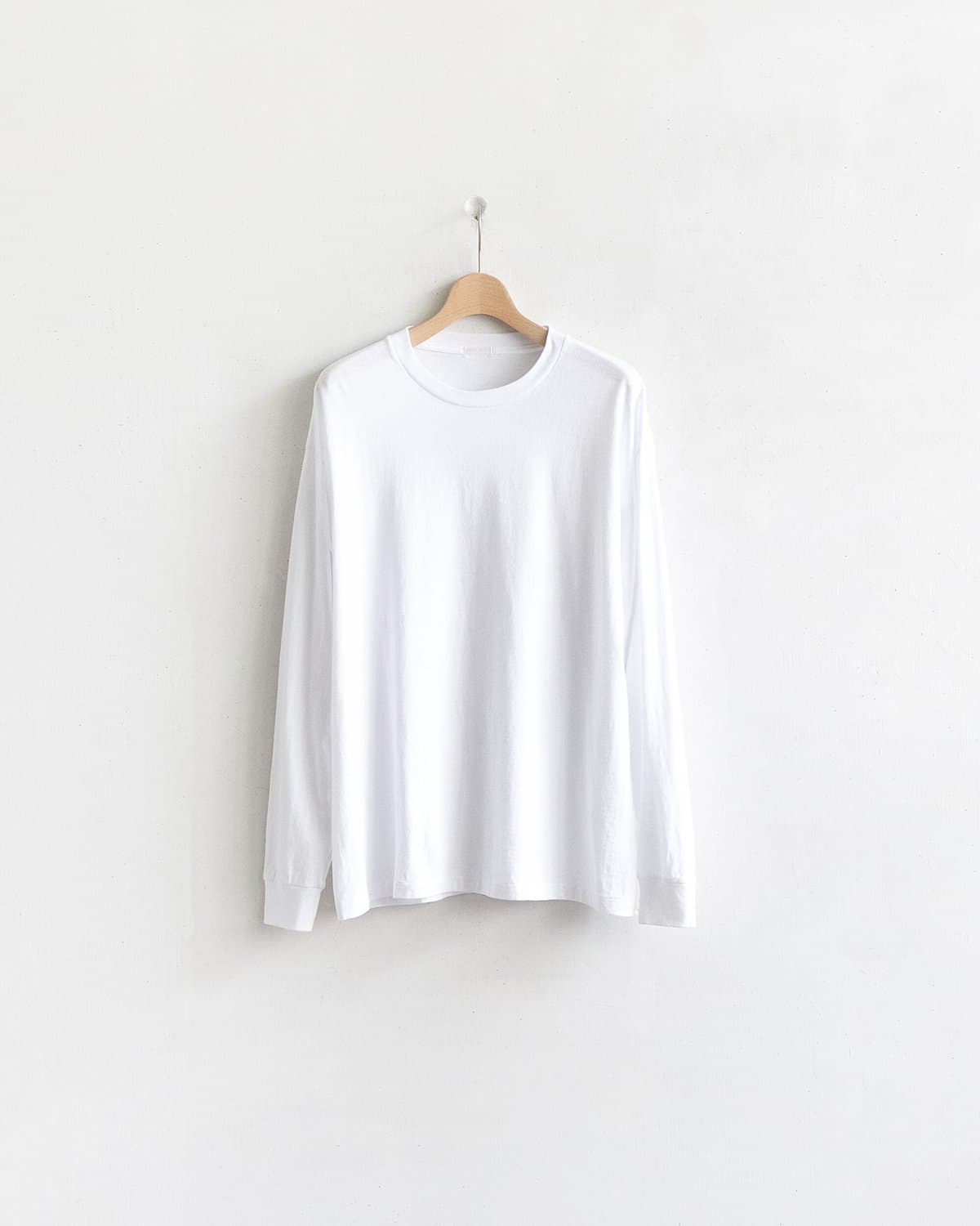 コットンジャージ長袖Tシャツ