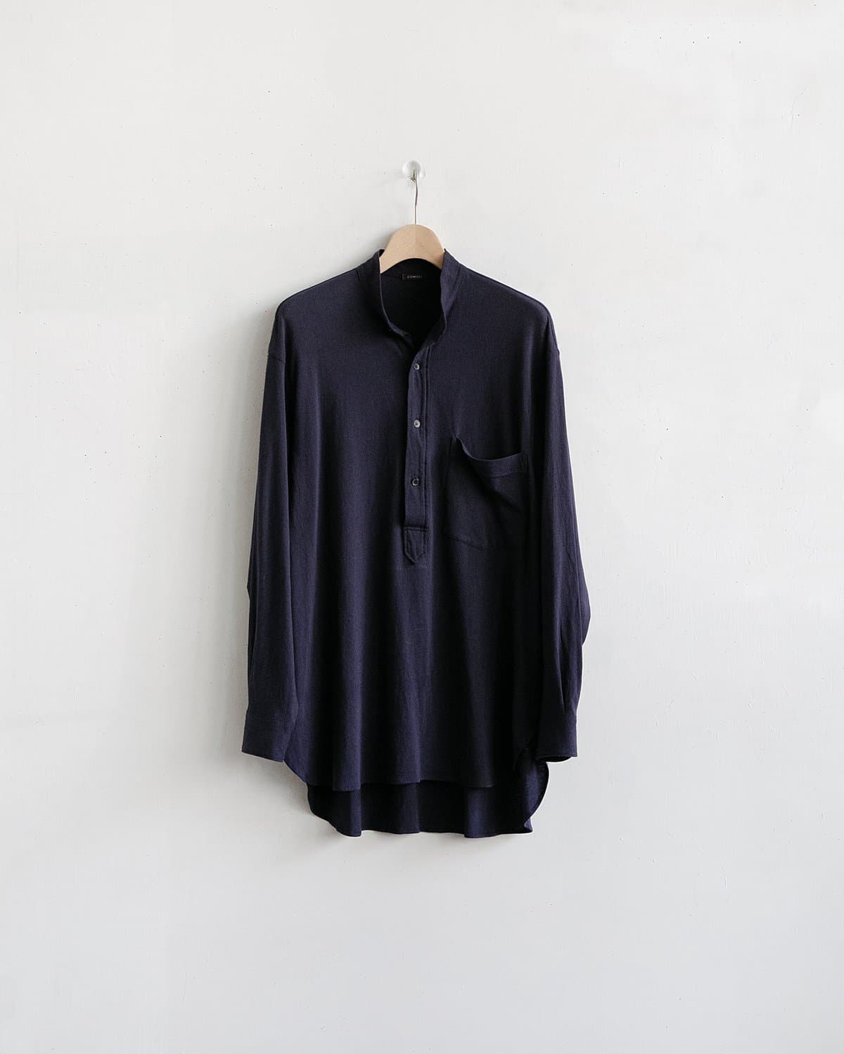 COMOLI ジャージ プルオーバー シャツ