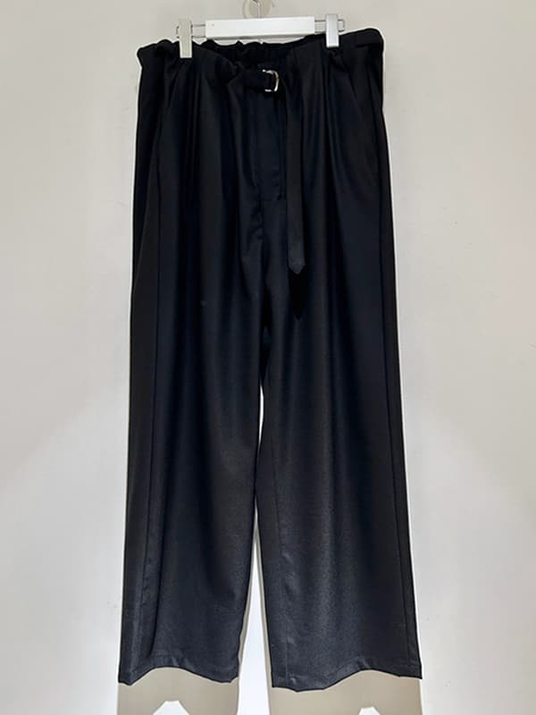 ANCELLM BACKSATIN BELTLESS SLACKS