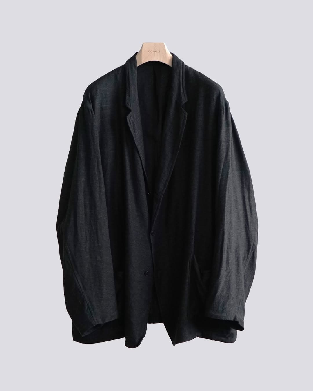 COMOLI カシミヤシルク 3Bジャケット