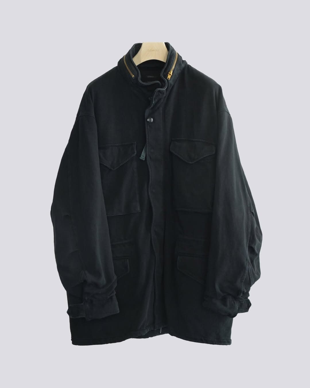 COMOLI コットンジャージ M65ジャケット